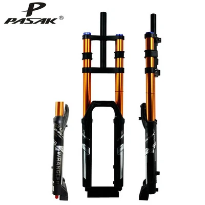 3D Bicycle Air Forks Front Fork26"27.5"29er 1-1/2" Mountain Suspension Fork - Image 1 of 4