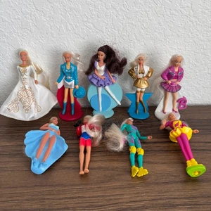 9 McDonalds Mattel Barbies - Imagen 1 de 17