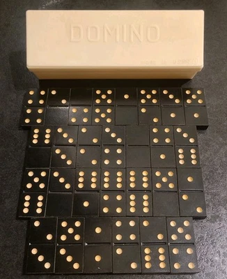 Vintage Domino Dominoes – Made in USSR – Soviet Era - Full set 28 tiles - SUPERB - Image 1 of 4