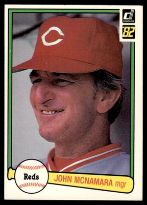 1982 Donruss #526 John McNamara - Image 1 of 2