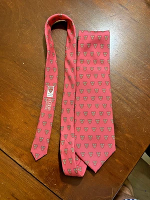 Corbata de cuello VINEYARD VINES Harvard University COOP rosa 100 % seda Foto 1 de 4