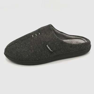 Zapatillas Isotoner Mujer Gris Fieltro Deslizables Tacón Plano Punta Redonda Cojín Talla 9.5/10.5 Foto 1 de 4