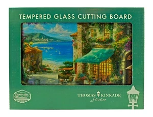 Thomas Kinkade Beach Vista Tempered Glass Cutting Board - Country Side - Picture 1 of 4