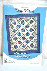 Diamond in the Rough 70"x85" Debbie Caffrey's Classy Quilt Patterns - Picture 1 of 1