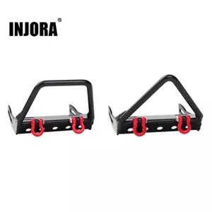 INJORA Metal Front Bumper for 1/10 RC Crawler Axial SCX10 Upgrade,1PCS - Picture 1 of 11