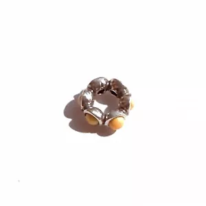 Bellissimo piccolo ciondolo in argento sterling 925 massiccio puro butterscotch ambra baltica - Foto 1 di 3