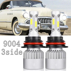 For Buick ROADMASTER 1991-1996 2pc 9004 LED Headlight High Low Beam Bulbs 6000K - Picture 1 of 12