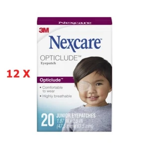 3M Nexcare Opticlude Eye Patch Junior Size 12 Boxes 240 Pcs Expire 2027 - Picture 1 of 5