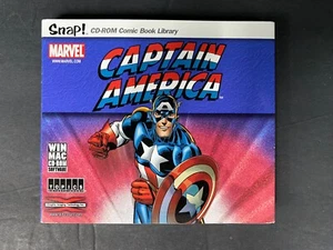 Captain America CD Rom Comic Buch Bibliothek Snap Marvel Comics versiegelt - Bild 1 von 2