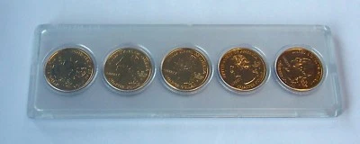 Five State Commemorative Quarters Gold Clad 2006 Limited Production Set - Image 1 of 2