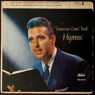 TENNESSEE ERNIE FORD "HYMNS PART 1" 45RPM 7" EP VINYL (EAP 1-756) Foto 1 de 4