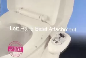 Linker Controller japanischer Bidet-Sitz zum Selbermachen Aufsatz 2 Düsen Spray Hygiene - Bild 1 von 7