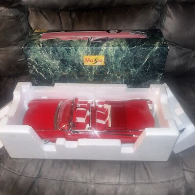 Maisto 1959 Cadillac Eldorado Biarritz 1:12 Model Car - Red Brand New In Box - Image 1 of 4