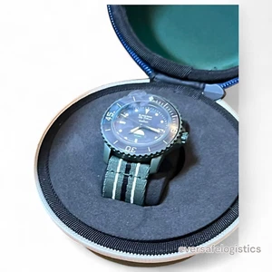 Blancpain x Swatch GREEN ABYSS SO35G100 Diver Watch 2025 New Limited - Picture 1 of 5