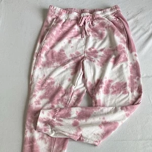 Jane And Delancey Jr Miss Joggers Drawstring Pink Tie Dye Girls M Sweatpants - Picture 1 of 9
