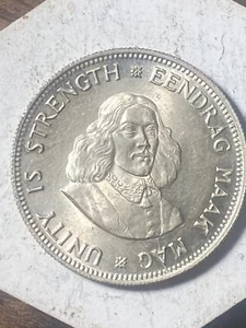 South Afrika 1961 Silver 20c KM#61 Low Mintage Coin AFRICA - Picture 1 of 13