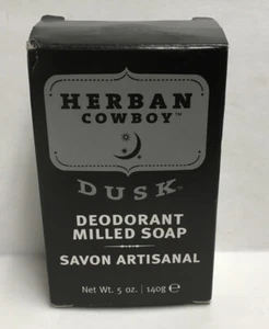 LOT of 4 Herban Cowboy Milled Bar Soap Dusk 5 Oz Each BLK walnut seaweed Pumice - Picture 1 of 2