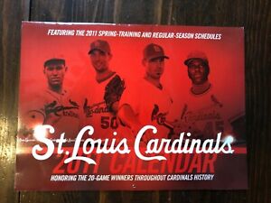St. Louis Cardinals 2011 wall calendar - World Series champs!