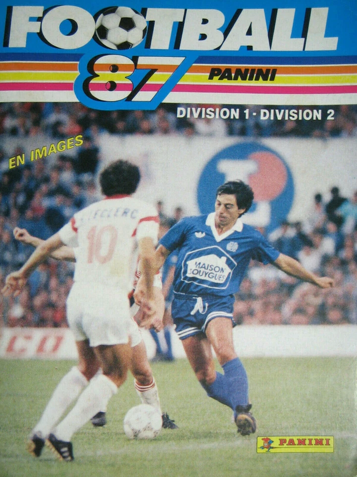 PANINI FOOTBALL 87 - IMAGE AU CHOIX - DOS D'ORIGINE - Photo 1/1