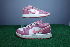 Nike Air Jordan 1 Low Desert Berry 553560-616 youth kids - sz 5 Y - Picture 1 of 8