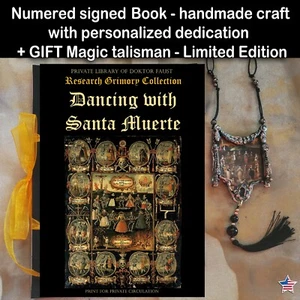 Antique Book Grimoire Magic Esotericism Occultism Santa Muerte Witchcraft Manual - Picture 1 of 24