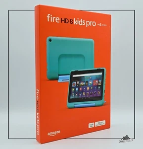 Das neue Amazon Fire HD 8 Kids Pro Tablet | 32GB | 12 Gen. 2024 | Blaugrün OVP✅ - Bild 1 von 7