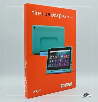 Das neue Amazon Fire HD 8 Kids Pro Tablet | 32GB | 12 Gen. 2024 | Blaugrün OVP✅ - Bild 1 von 4
