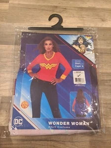 Rubie's Womens Superheroes Wonder Woman Shirt And Cape Size Medium 10-14 - Picture 1 of 2