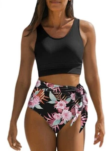 Bathing Suit for Women Tummy Control Fashion Floral Print Sexy Swimsuit Small - Picture 1 of 4