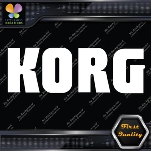 Compatible With Korg Drums Synthesizers Musical Logo Vinyl Decals Stickers - Picture 1 of 85