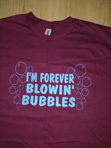 FOREVER BLOWING BUBBLES CLARET MAROON T-SHIRT BRAND NEW WEST HAM all sizes - Picture 1 of 1