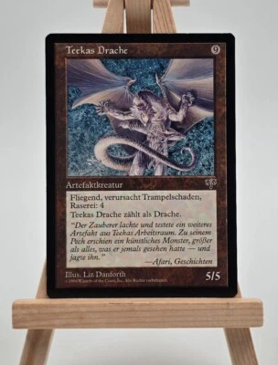 Teekas Drache Trugbilder Magic Karte MTG Deutsch (Teeka's Dragon) - Bild 1 von 2