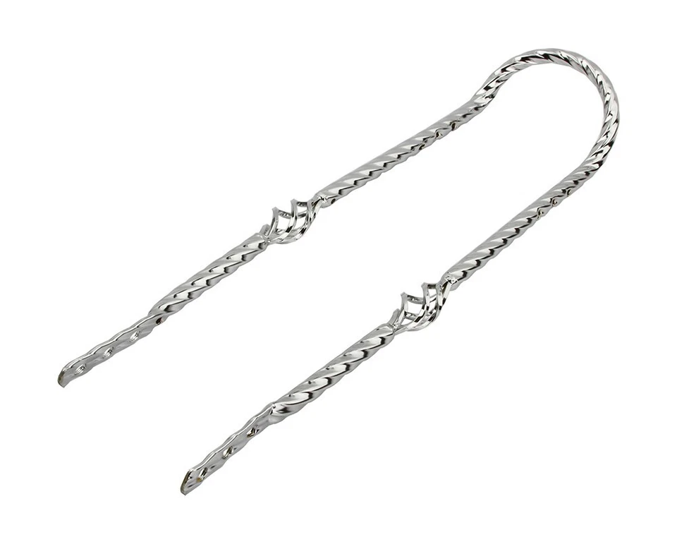 F&R LOWRIDER SQUARE TWISTED CAGE SHORT BACK CHROME SISSYBAR CHOPPER/CRUISER BIKE