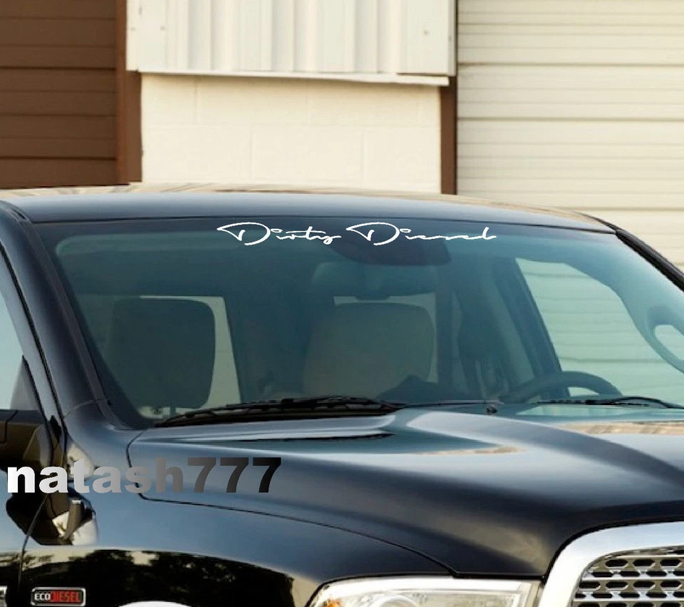 DIRTY DIESEL Coche Camión SUV Sport 4x4 Parabrisas Vinilo Calcomanía Pegatina Emblema 23" Foto 1 de 1