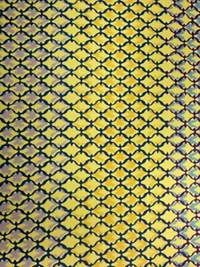 Crate & and Barrel TRELLIS TABLECLOTH-60"x 108" Yellows/Aqua/Lavender-NWT- NEW - Picture 1 of 2