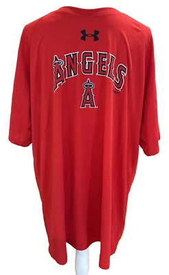 ¡NUEVO! Angels Under Armour UA Heatgear Suelta Antiolor Oficial MLB Camiseta Hombres XL Foto 1 de 4