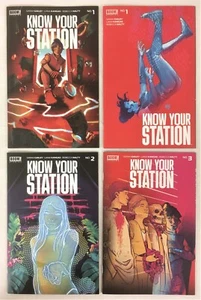 Know your Station Boom Studios 4 comic lot issues # 1A 1J 2A 3A NM-/NM 9.2/9.4 - Picture 1 of 2