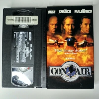 Con Air (VHS, 1998, Widescreen) Nicolas Cage Like New! - Image 1 of 2