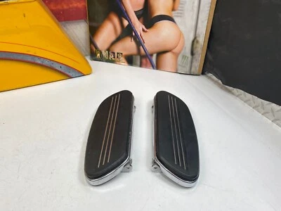 🔥Tableros de piso delanteros OEM Harley Chrome Streamliner Touring🔥 Foto 1 de 4