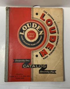 Rare 1938 LOUDEN MACHINERY CO 71 Barn and Farm Equipment Catalog Book - Picture 1 of 6