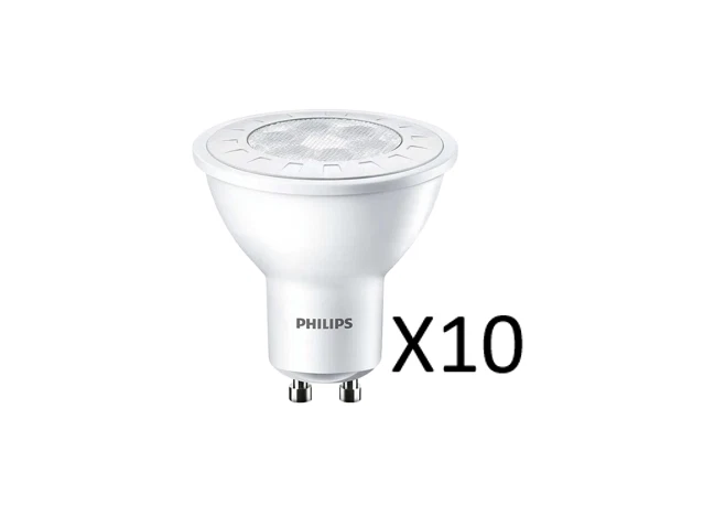 10 Stück Philips LED GU10 6,5W(65W) 830 500lm 36° - Bild 1 von 1
