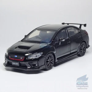 1:32 Subaru WRX STI Model Car Alloy Diecast Vehicle Collection Kids Gift Black - Picture 1 of 12