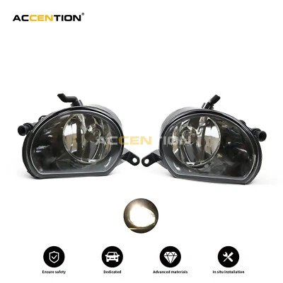 2Pcs For Audi Q7 2010-2015 Front Halogen Bumper Fog Lamp Fog Light - Image 1 of 4