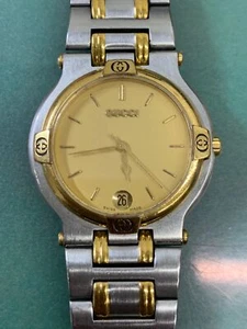 Gucci 9000M Men's Watch Used Working - Picture 1 of 8