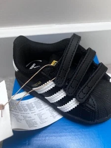adidas Superstar CF1, Unisex Kid's Fitness Shoes, Black-EU19, UK3 child - Picture 1 of 7