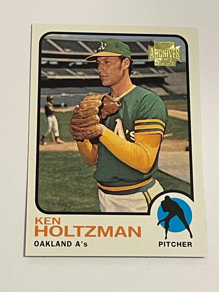 2002 Topps Archives Baseball #99 - Ken Holtzman - Oakland Athletics - Image 1 of 2