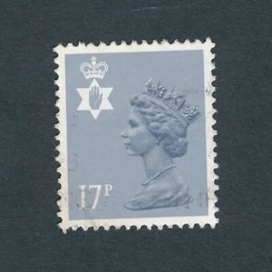 NORTHERN IRELAND NI43e 17p Grey blue Type II Fine used (commercial) Cat £120 - Picture 1 of 1
