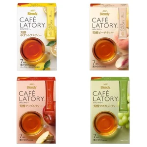 Ajinomoto, Cafe Latory, Flavor Tea, Fruit Flavor, Yuzu, Peach etc - Picture 1 of 5