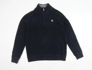 Henri Lloyd Men's Black L Sweatshirt 1/2 Zip - Picture 1 of 12