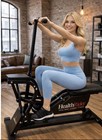 ❤️HEALTHRIDER TOTAL AEROBIC BODY HEALTH & FITNESS GLIDER BIKE ROWING MACHINE